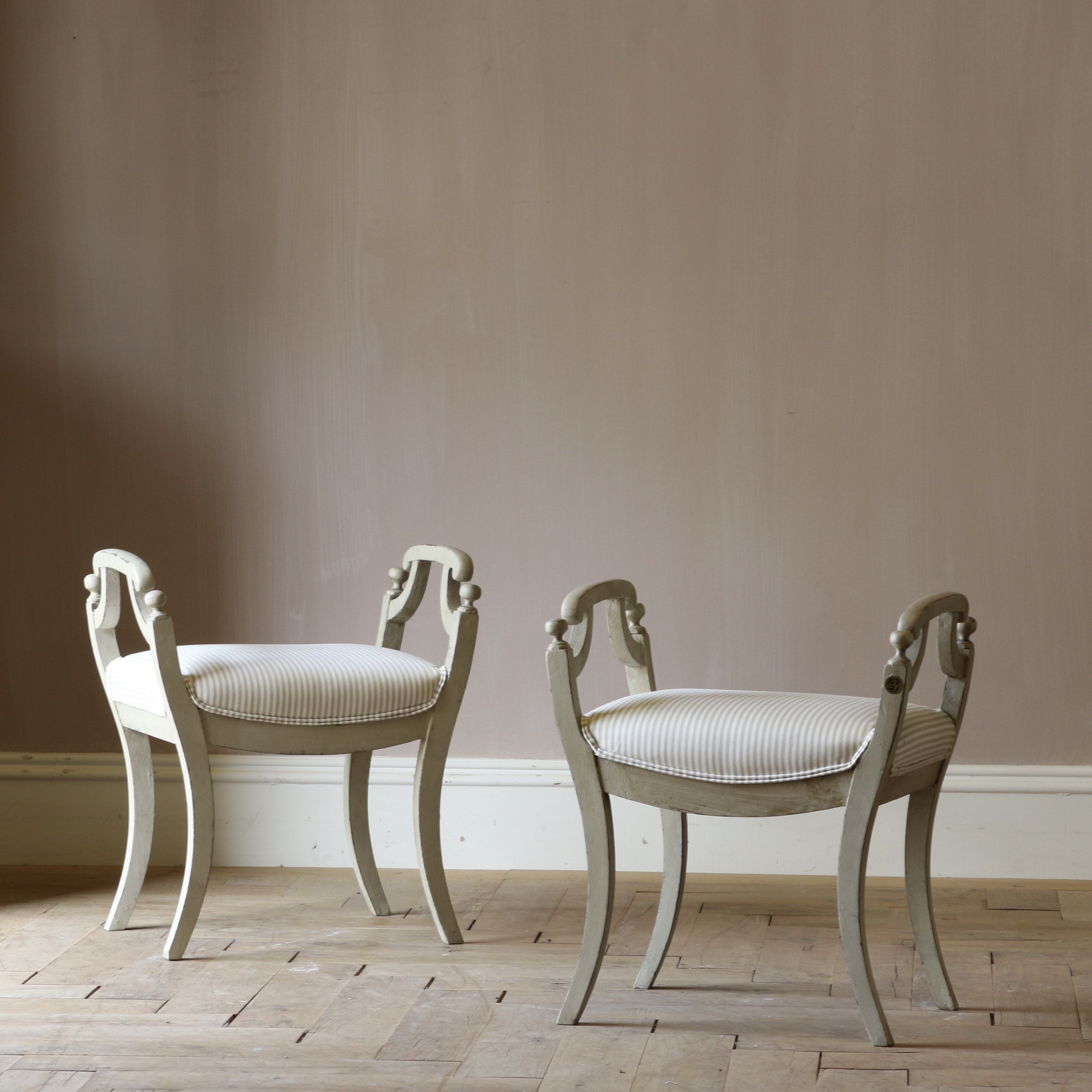 Pair of Gustavian Footstools